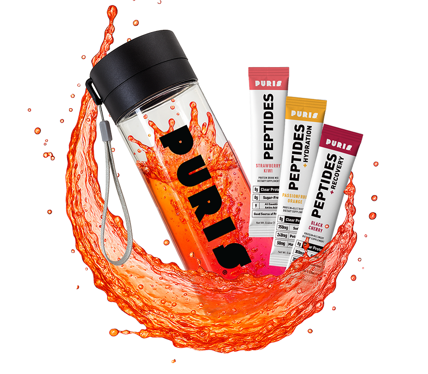 PURIS Water Bottle WIth Clear Liquid 50